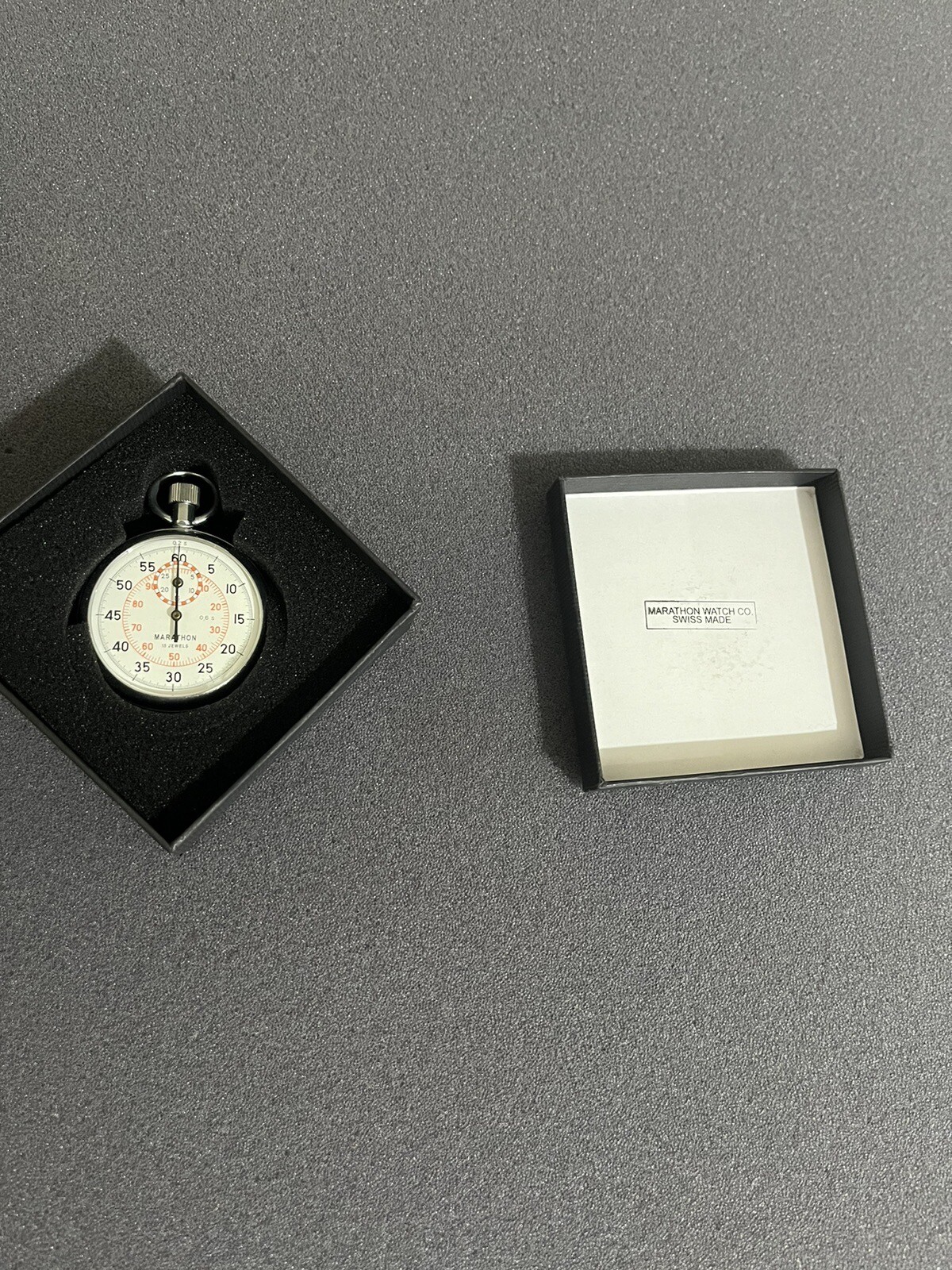 MARATHON Single Action Stopwatch Hand-Wound