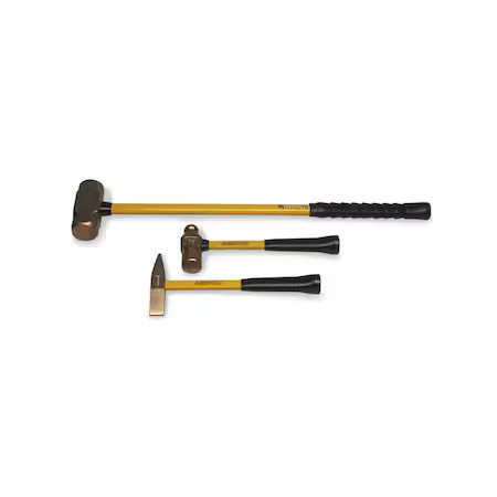 Ampco Safety Tools H-Oofg 4 Oz. Nonsparking Ball Peen Hammer, 9-3/4" Fiberglass