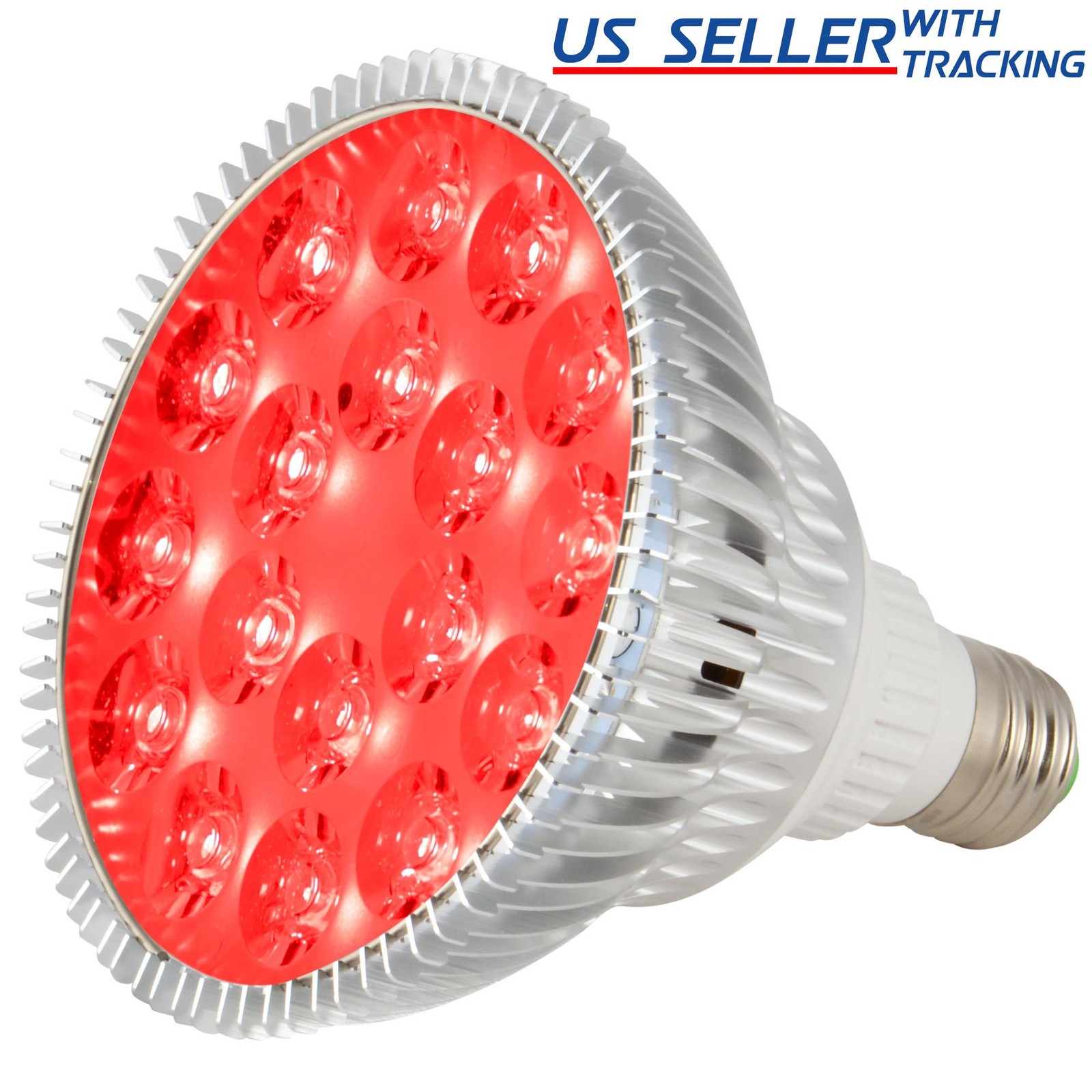 ABI True 26W 660nm Deep Red LED Grow Light Bulb for Flowering and Therapy