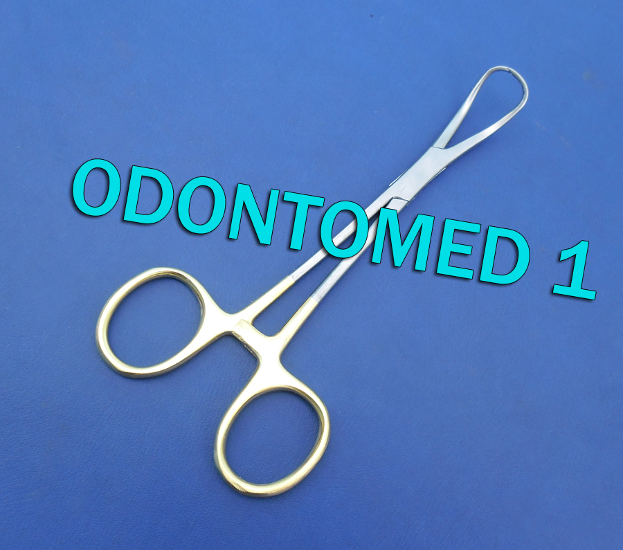 BACKHAUS TOWEL Forceps 5.5" Gold Plated Surgical Instruments