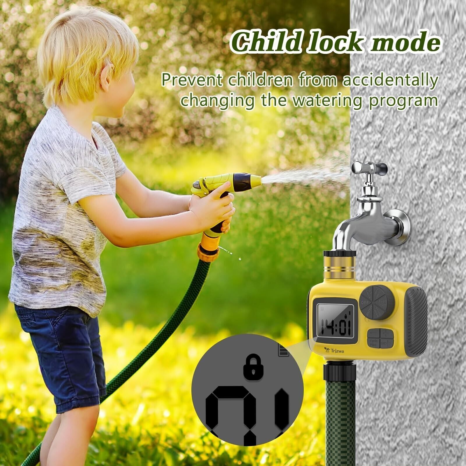 Sprinkler Timer Programmable Water Timer for Outdoor Garden Hose Sprinkler Timer