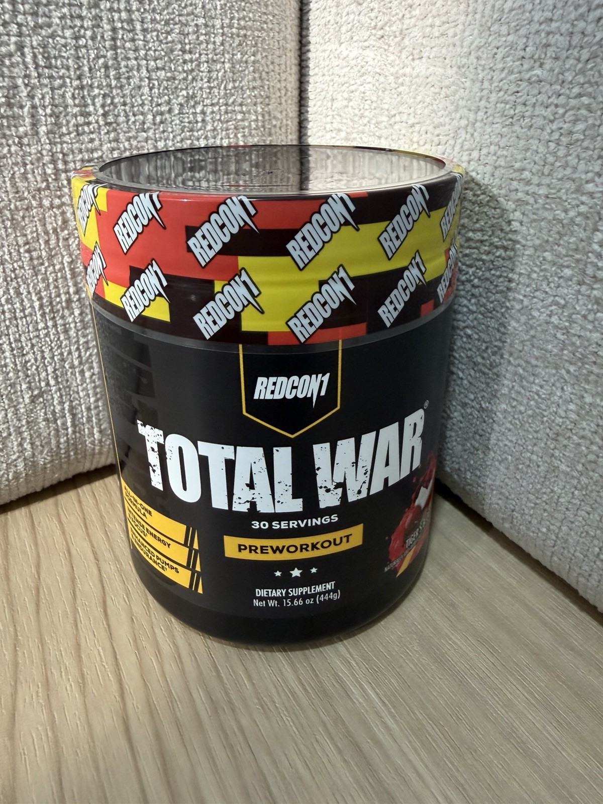 REDCON1 Total War Pre-Workout Powder Cherry & Coconut 30 Servings 15.66 oz