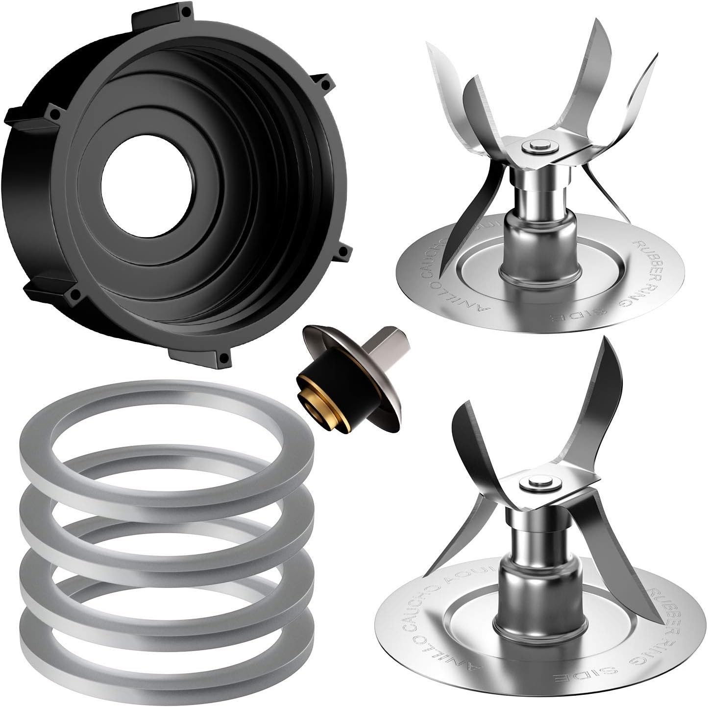 Oster Blender Replacement Parts: Ice Blades, Gaskets & Coupling Kit, 8 Pieces