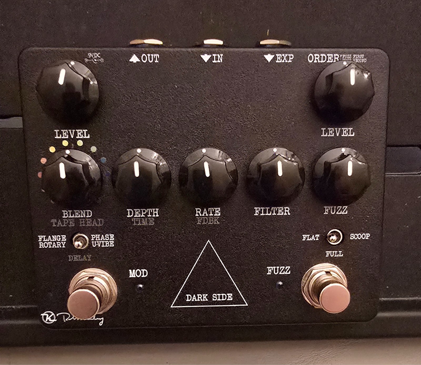 Keeley Dark Side Multi-Effects Pedal Original Box, Bag