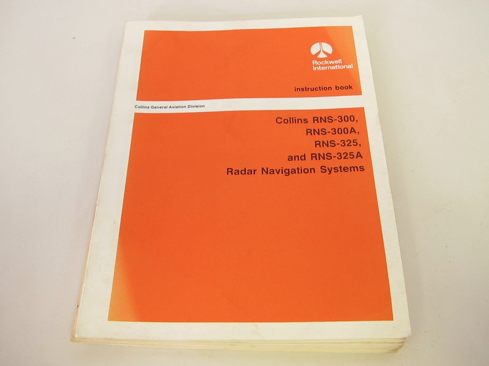 Collins Repair Manual Instruction Book RNS-300 300A 325 325A Radar Navigation 