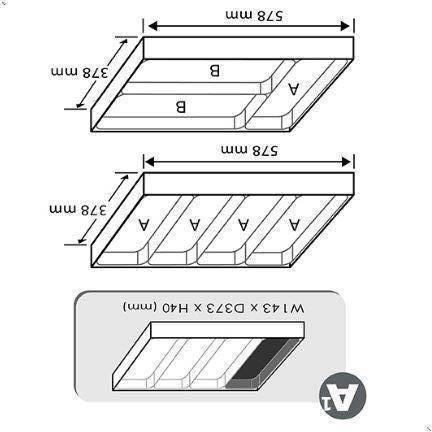 TOPTUL GTA0416 Trolley Tool Insert