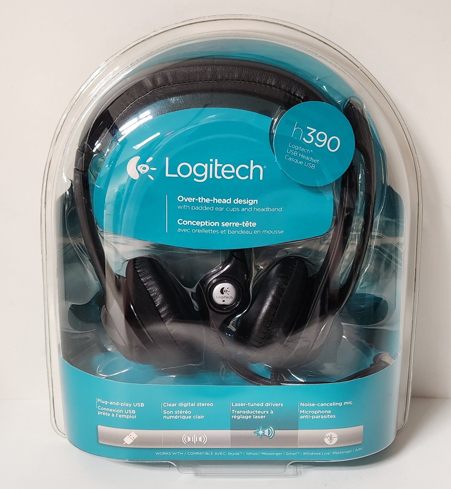Logitech H390 USB Headset – New/Sealed