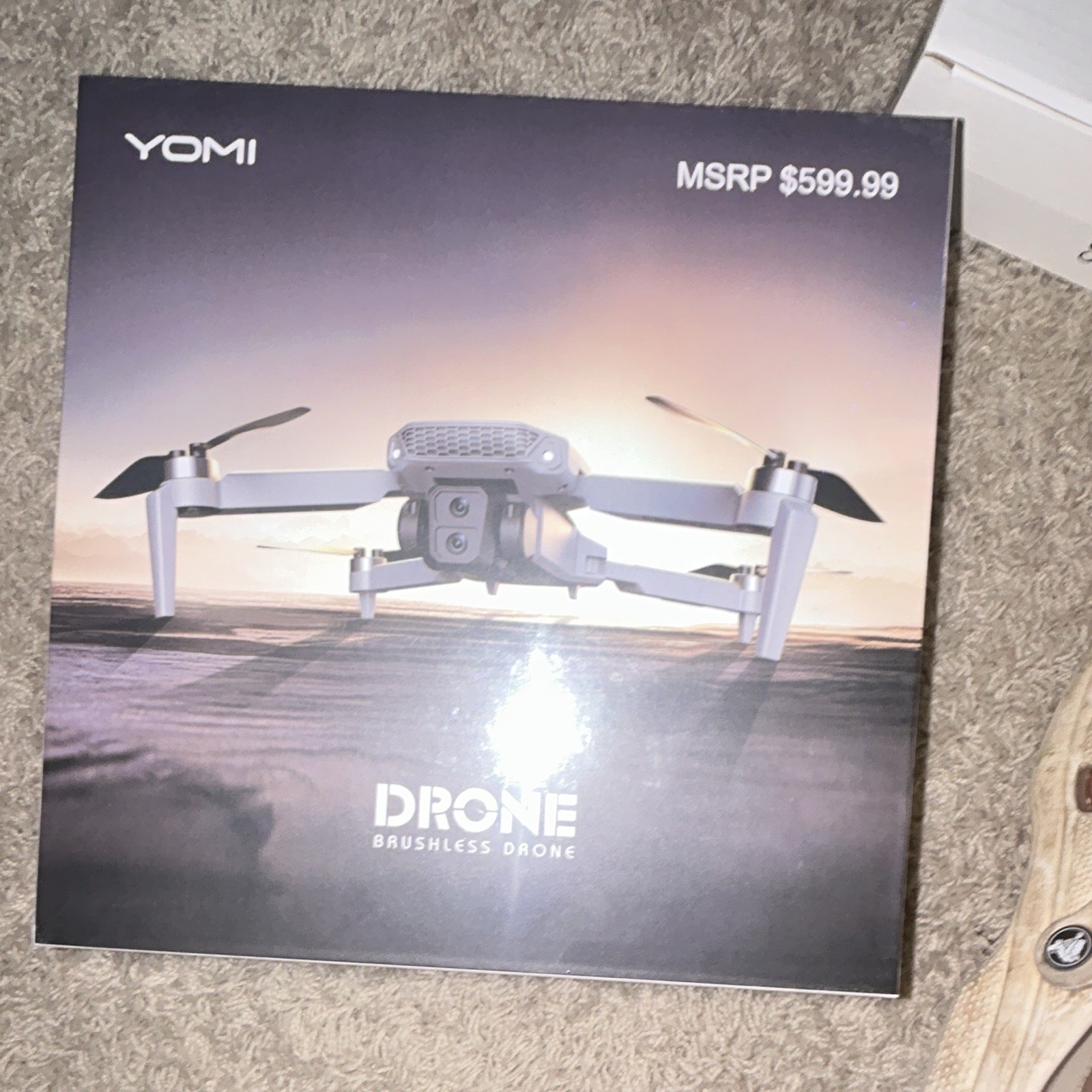 YOMI DRONE YM-0599 Brushless Drone Dual Camera App/Remote 23min 1300ft