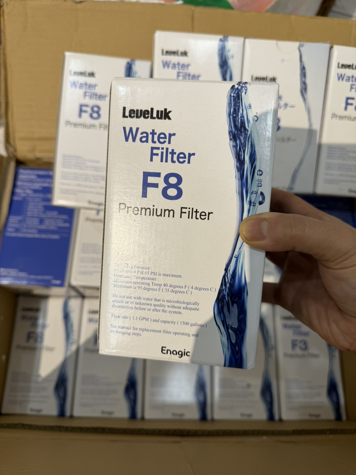 Leveluk F8 Filter for Kangen K8 Premium Water Ioniser Machine Enagic