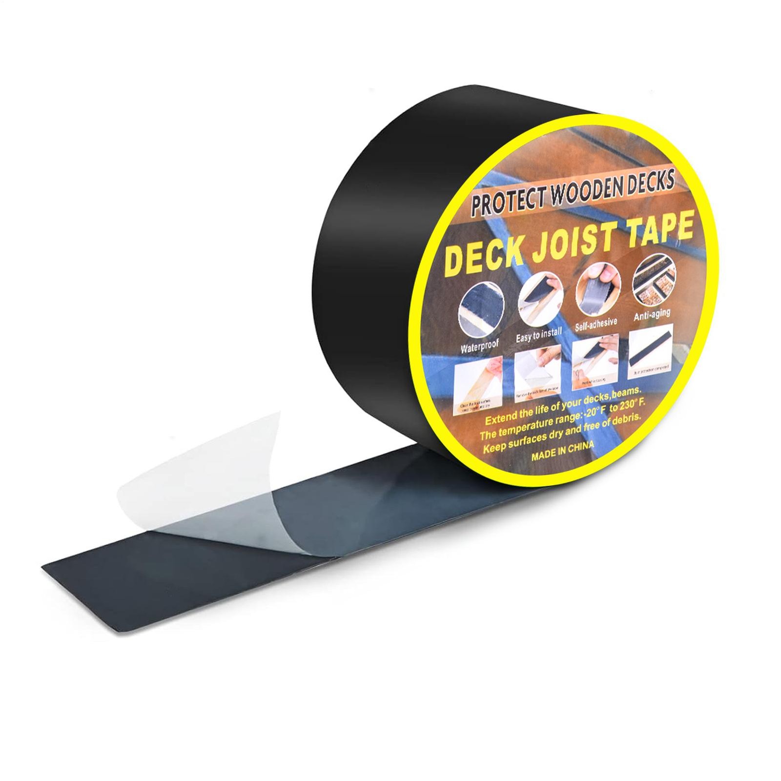 12 Pack Joist Tape for Decking Butyl Tape Deck Joist Tape 2" x 50'