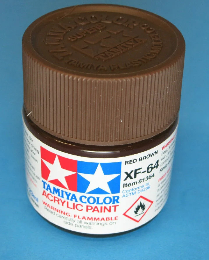 Tamiya Acrylic 23ml 81364 XF-64 Red Brown