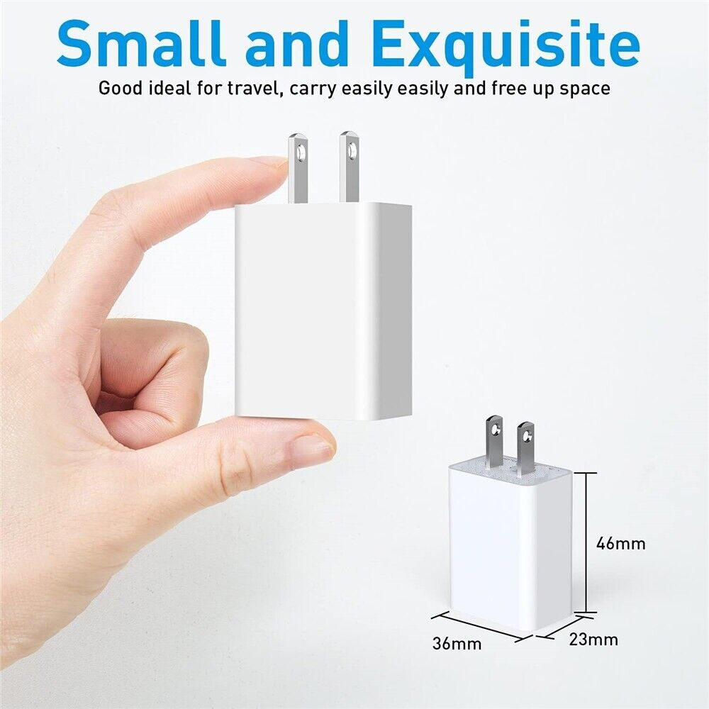 1/2/3 Pack Universal 5V 2A USB Wall Charger AC Power Adapter US Charging Plug