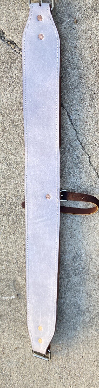 back cinch leather