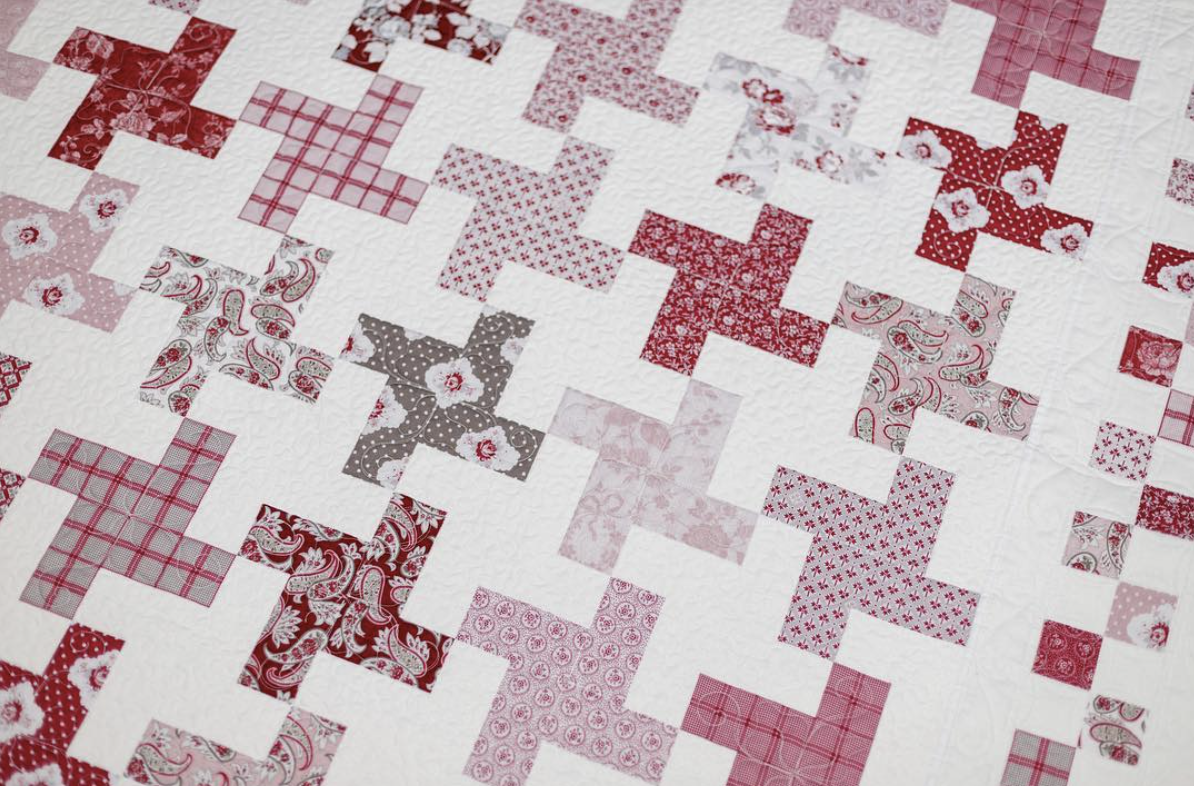 Quilt Pattern HOPSCOTCH Layer Cake Friendly PLANTED SEED Riley Blake