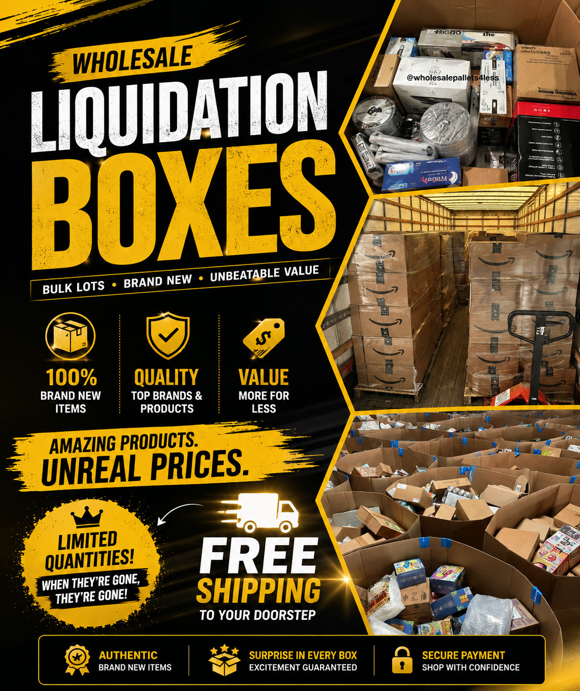 Mystery Box Assorted Home Essentials & Everyday Goods Surprise Pack