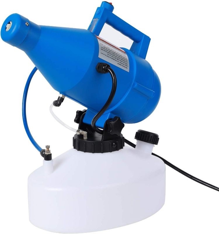 Electric ULV Portable Fogger Sprayer 4.5L (1.2 Gallon) Spraying Distance 30ft