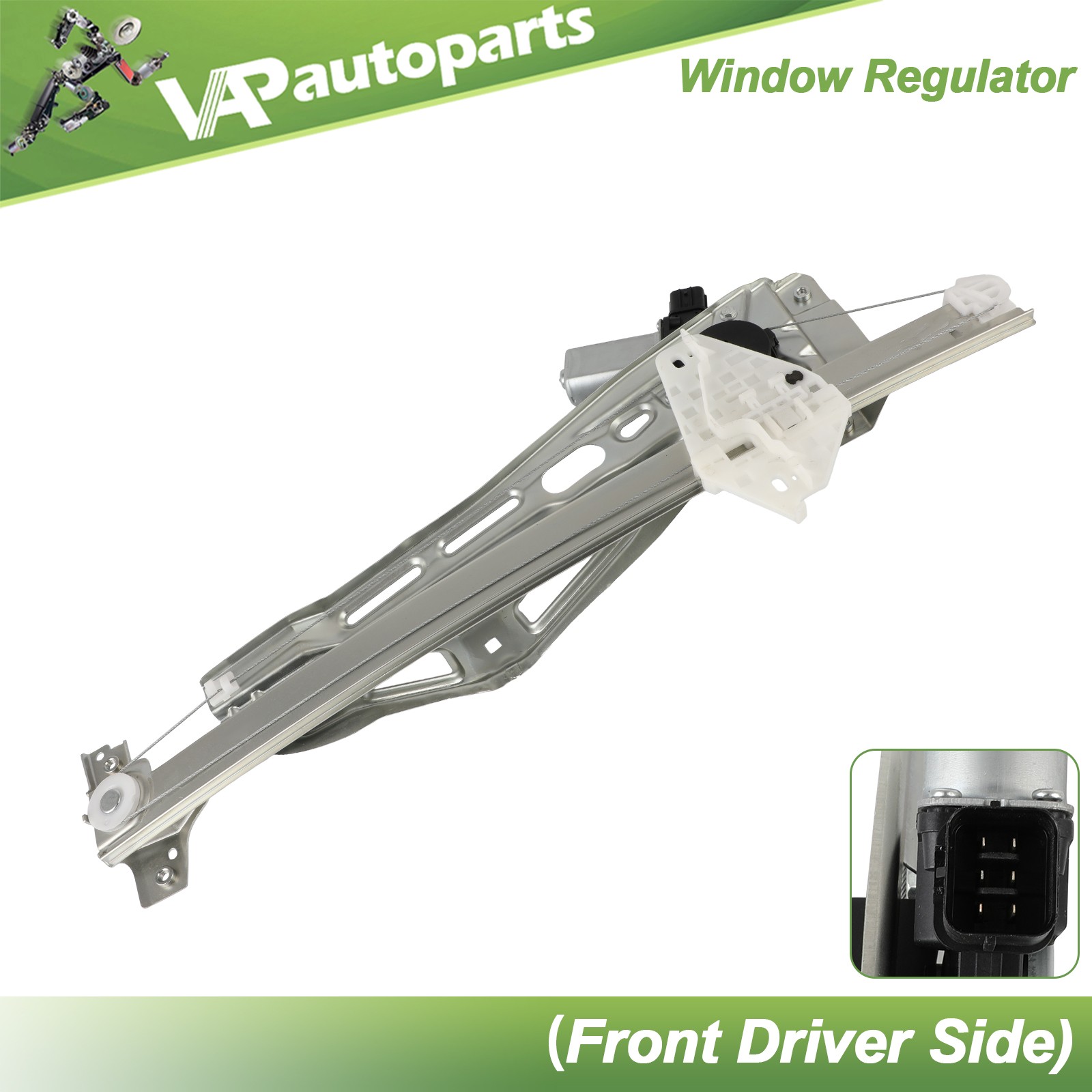 For 2007-2013 Acura MDX Front Left Driver Side Power Window Regulator with Motor