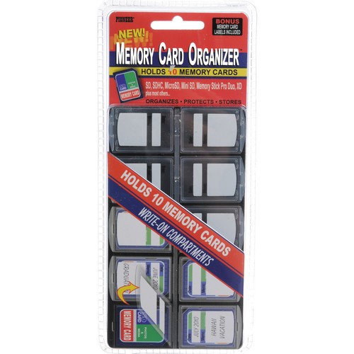 Pioneer Photo Albums MC010  Memory Card Organizer 10 Compartment-Brand New