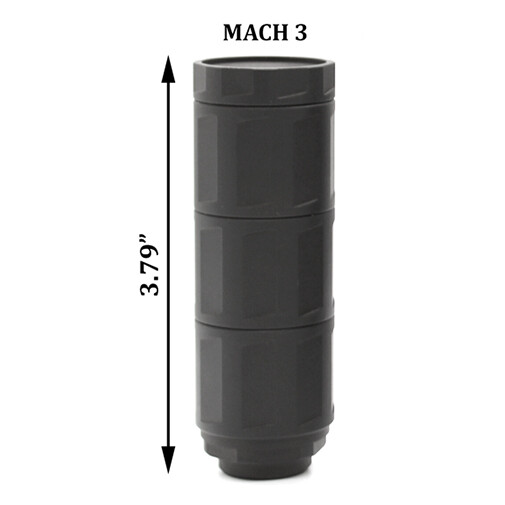 Kaw Valley Precision MACH 3 Modular Linear Comp with 1/2x36 Thread Adapter