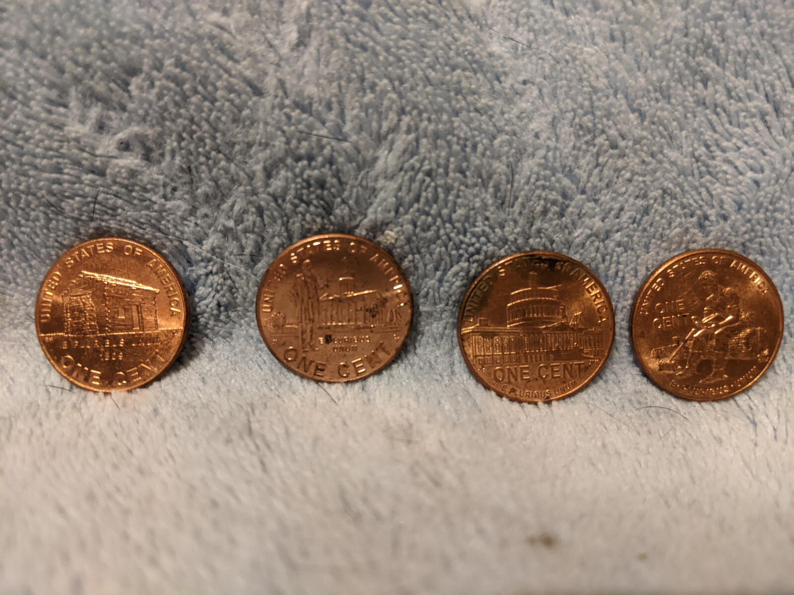 Rare 2009 penny 4 piece Log Cabin Formative years Professional Life & Presidency