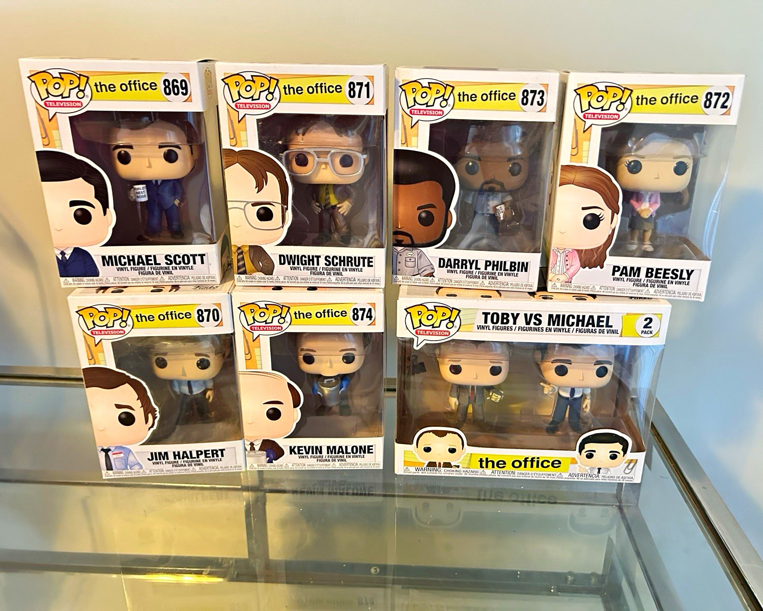 Funko The Office Pop Vinyl Mixed Lot Boxed Unopened Michael Dwight Jim Pam