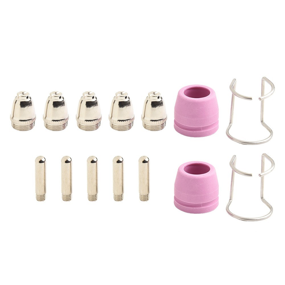 14PCS For AG60 Plasma Cutter Consumables with Nozzles for Professional Cutting