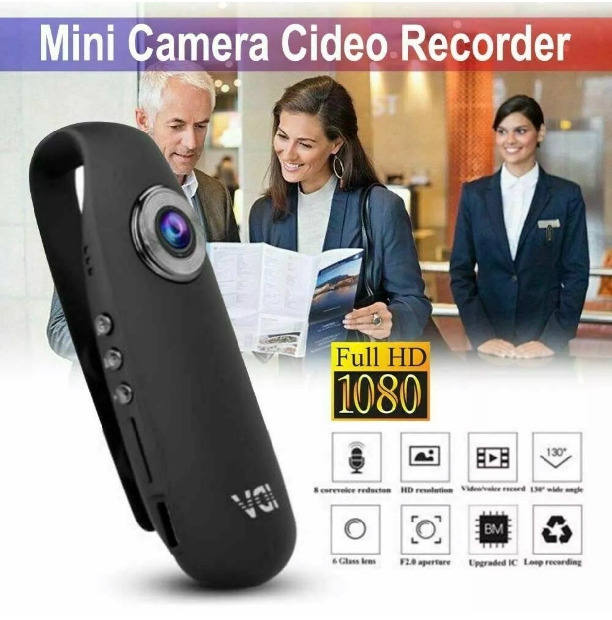 1080P Body Camera, Body Cam, sports camera, With 128 gb tf card