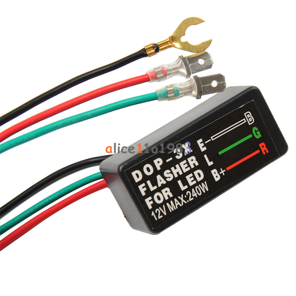Universal 3 Pin 12V Motorcycle LED Turn Signal Light Flasher Blinker Relay New