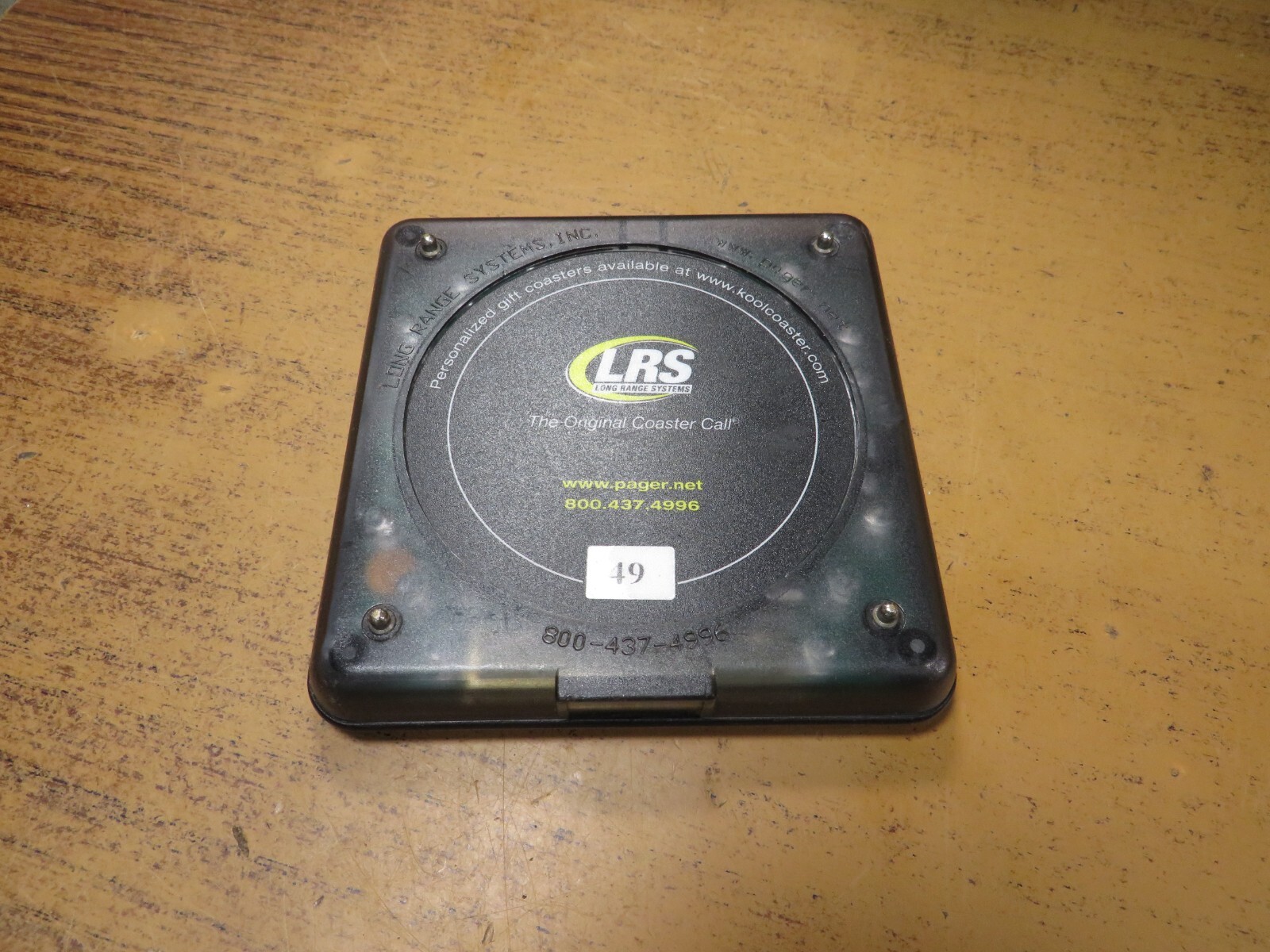 LRS Long Range Systems Coaster Charger Charging Dock Base Pad UNIT ONLY