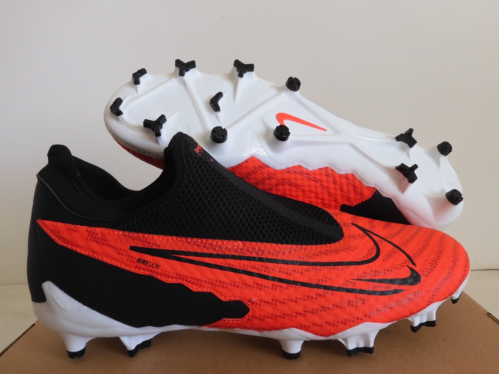 Nike Phantom Gx Academy Df Fg/Mg Bright Crimson Red-Black Sz 13 [DD9472-600]