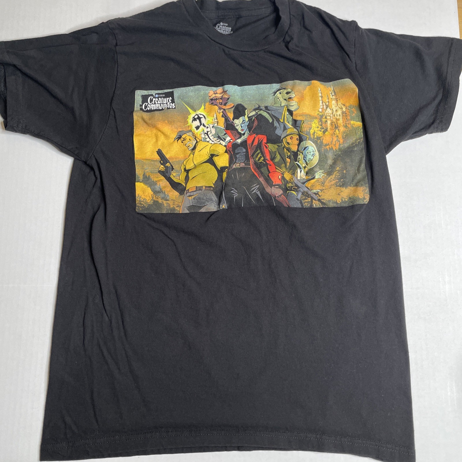 Creature Commandos DC T Shirt Size Medium Black