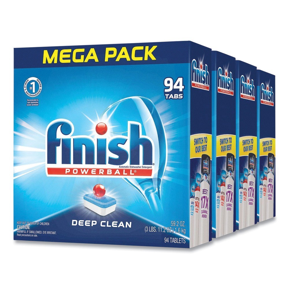 FINISH 51700-97330 Powerball Dishwasher Tabs - Fresh Scent (94/Box) New