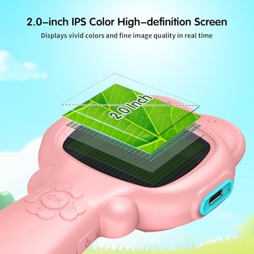 Microscope for Kids, Mini Portable Handheld Microscope with 500X Magnification,