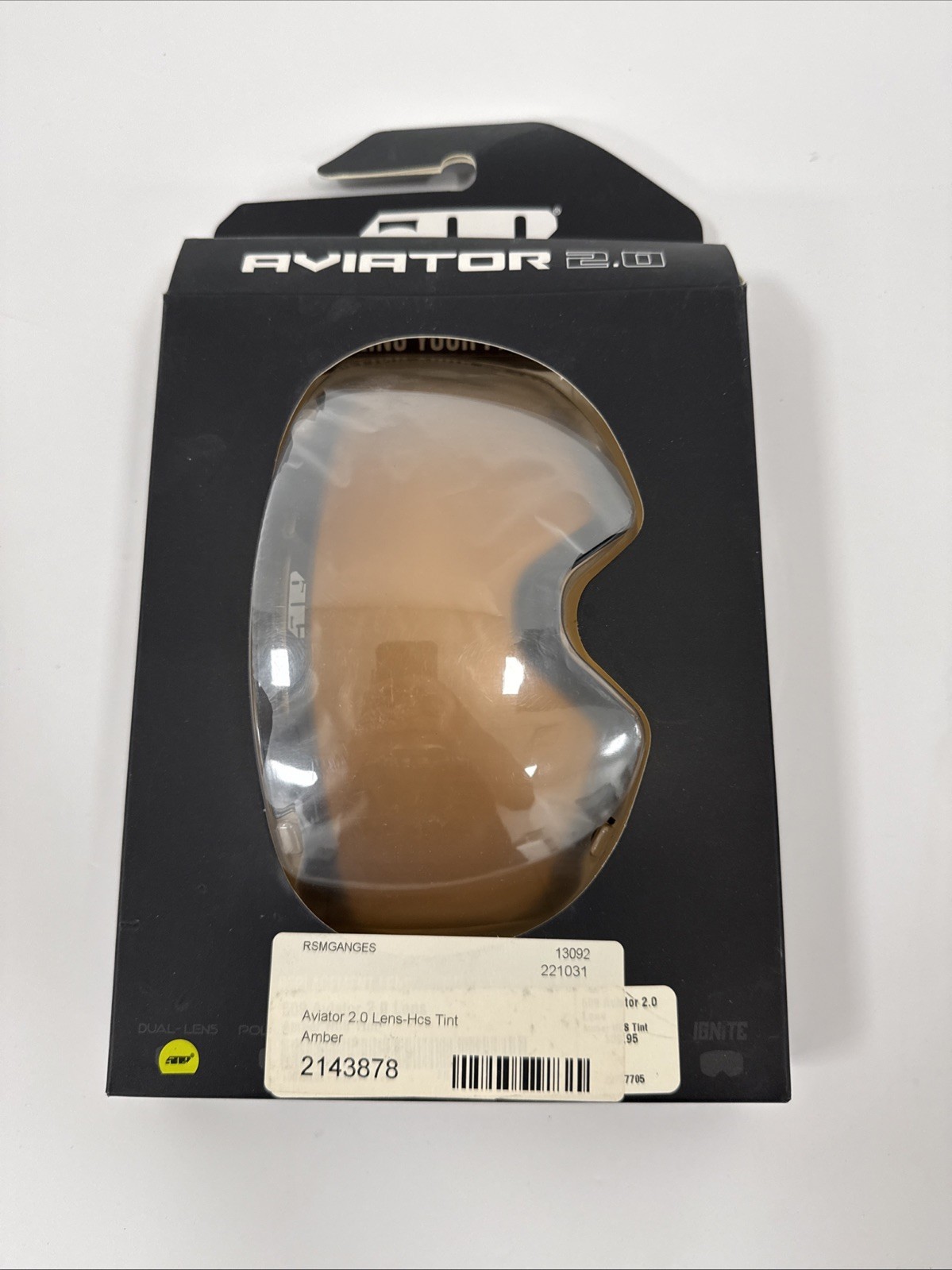 509 Aviator 2.0 Lens Amber HCS Tint F02007000-000-901