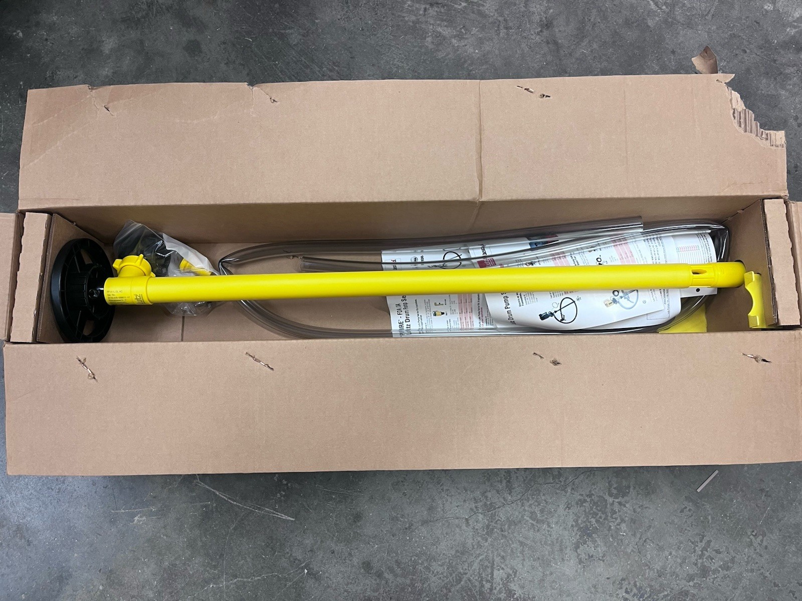 NEW LUTZ MSL-PP41 L HC PLASTIC DRUM PUMP 0110-205
