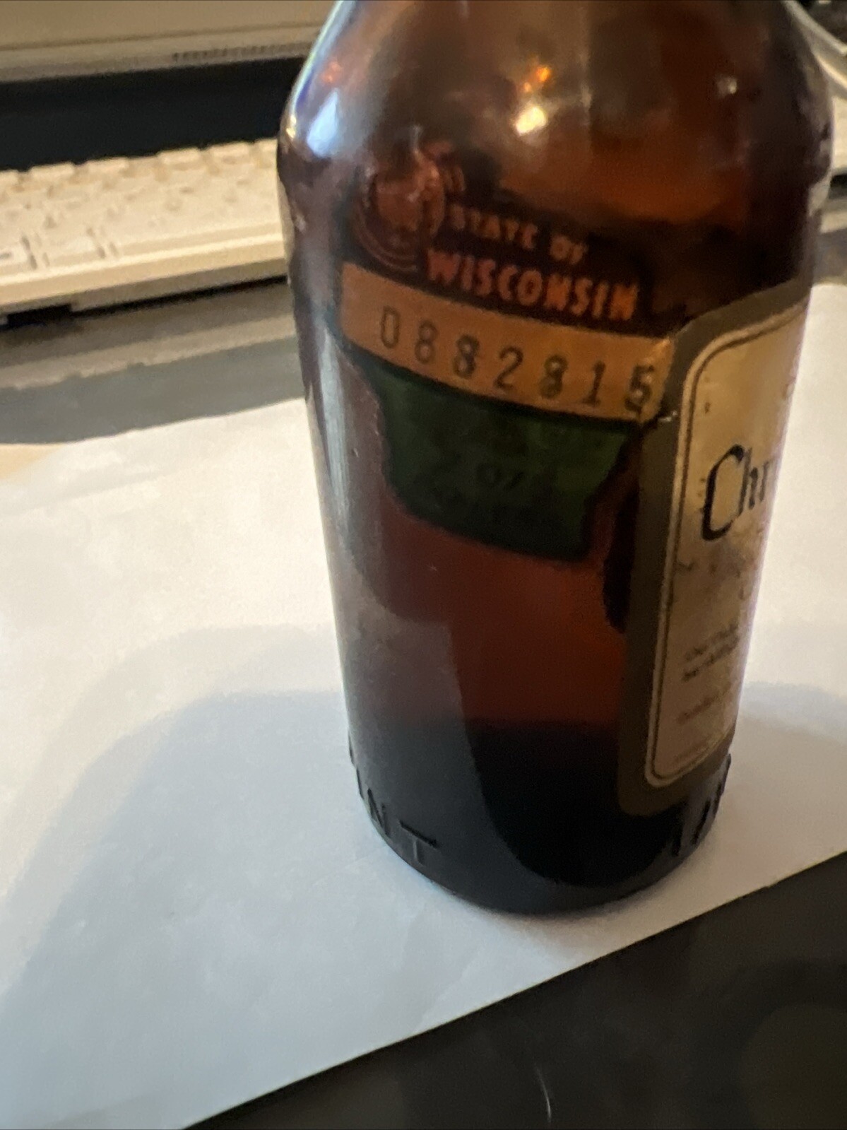 Christian brothers brandy 50 mil bottle empty