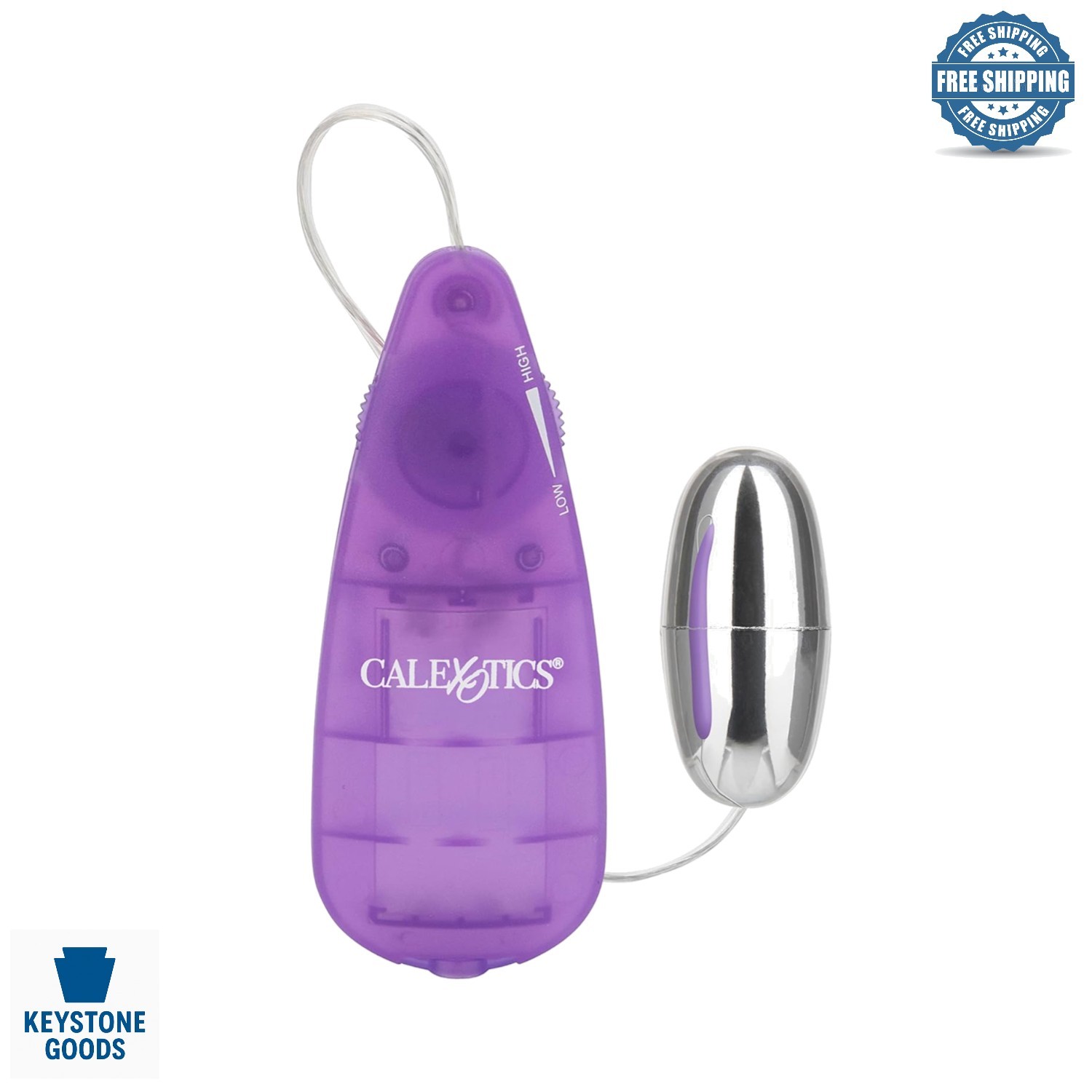 Lightweight Slim Bullet Vibrator - Easy Control and Powerful Vibrations, Purple