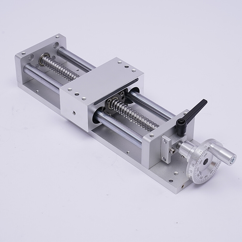16" Manual Sliding Table CNC Slide Ballscrew Linear Stage Actuator Module 400mm