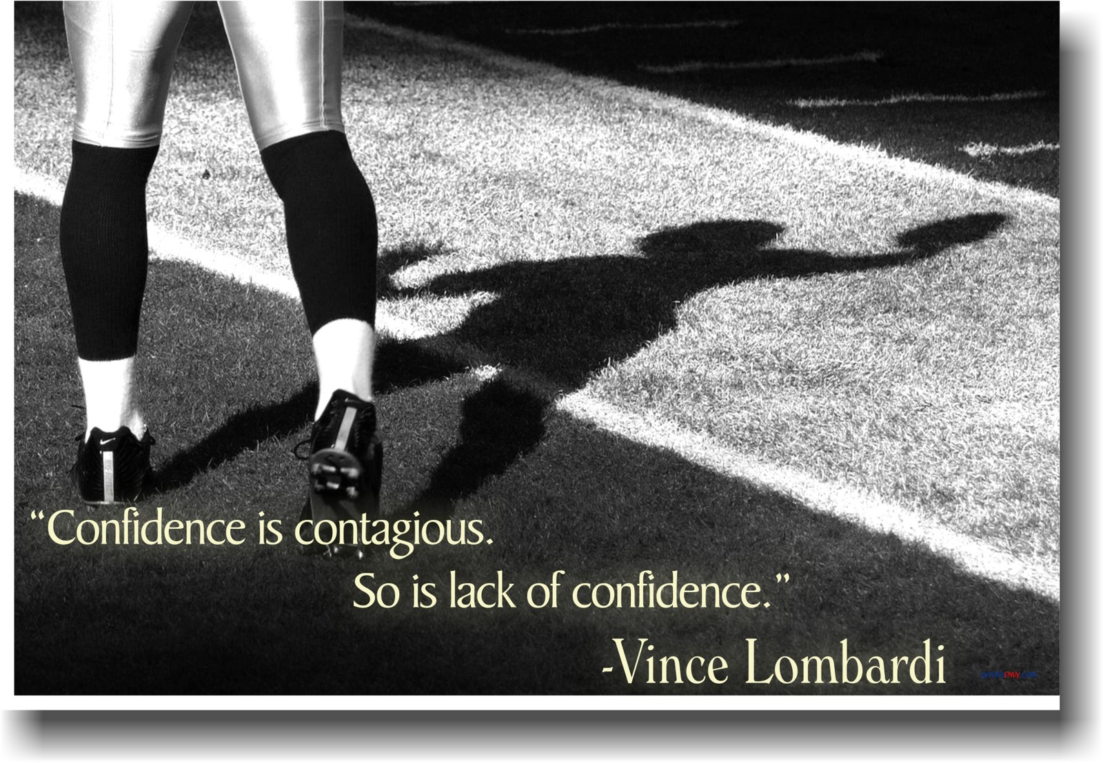 NEW Vince Lombardi Quote - Confidence - Classroom Sports Motivational POSTER