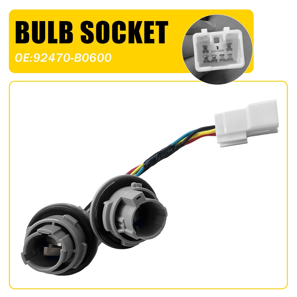 Forte Light Tail Socket Harness Wiring Fit Kia 2017-2018 Easy Installation