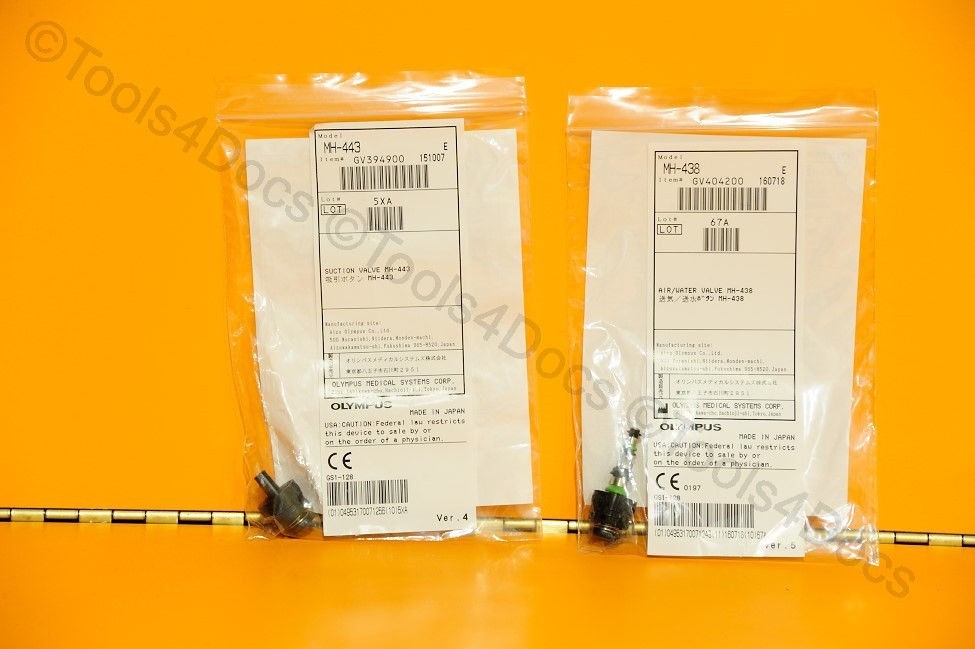 Set of Olympus Suction, Air/water valves ( MH-438 MH-443 )