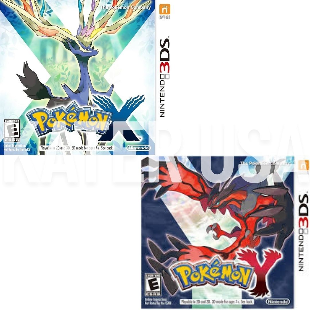 Pokemon X + Y 3DS Brand New Game Special Bundle (2013 RPG)