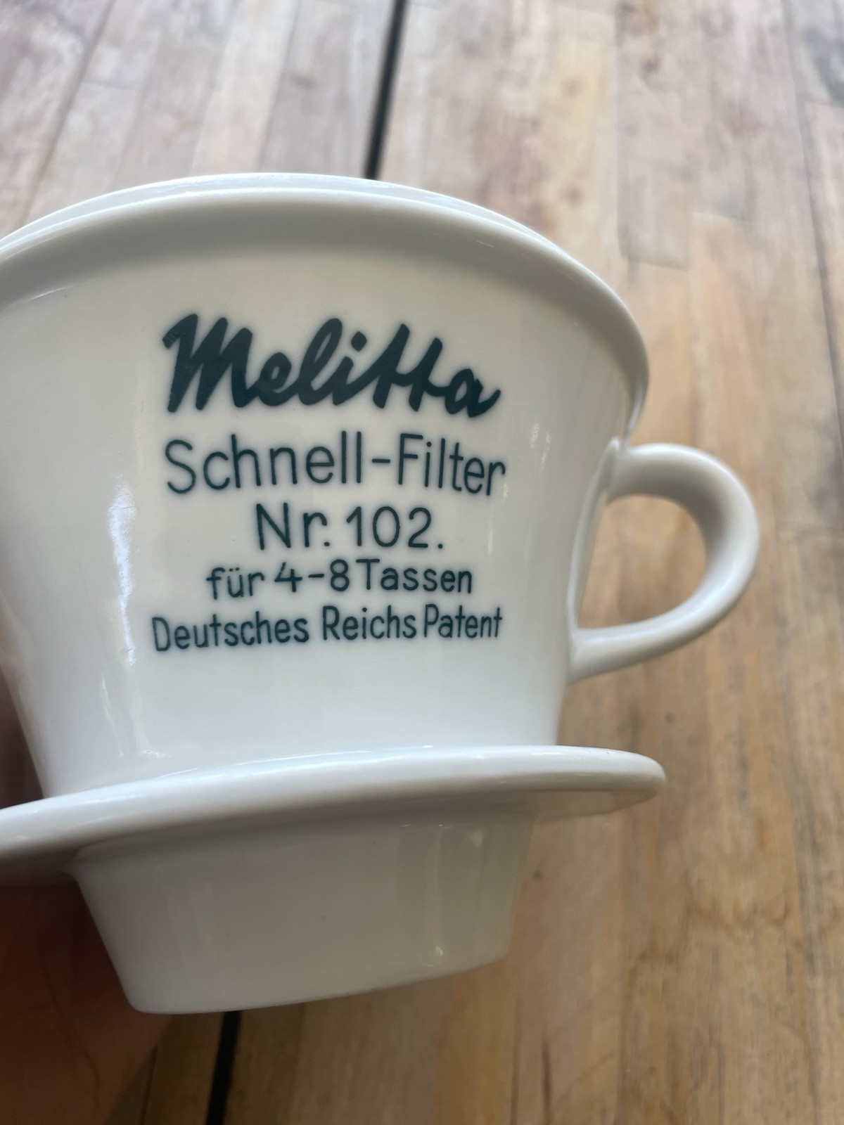 Melitta Schnell-Filter Nr. 102 Pour Over Coffee Maker From 1930s