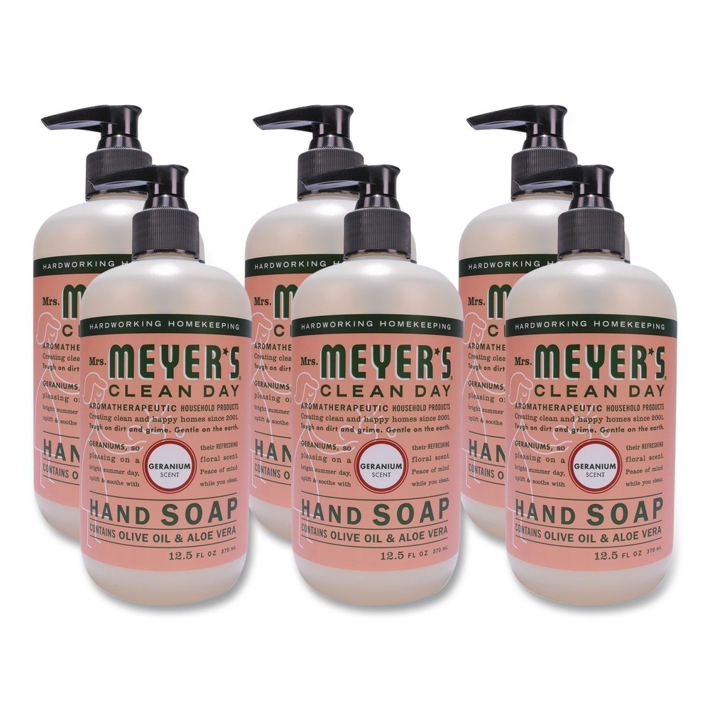 SC Johnson 651332 12.5 oz. Geranium Clean Day Liquid Hand Soap (6/Carton) New