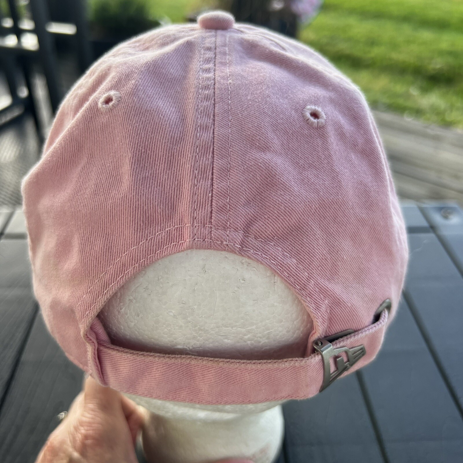 World Series SOX Pink New Era Womens Hat Cap White Accents Strap Buckle Cotton