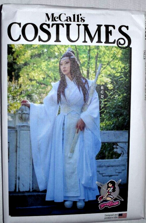 MCCALLS PATTERN 8337 HANFU OUTFIT  COSTUME MISSES SIZES 14 16 18 20 22 UNCUT