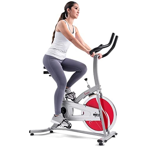 Sunny Health & Fitness ACTIVE Series Smart Exercise Bike with - Scratch & Dent