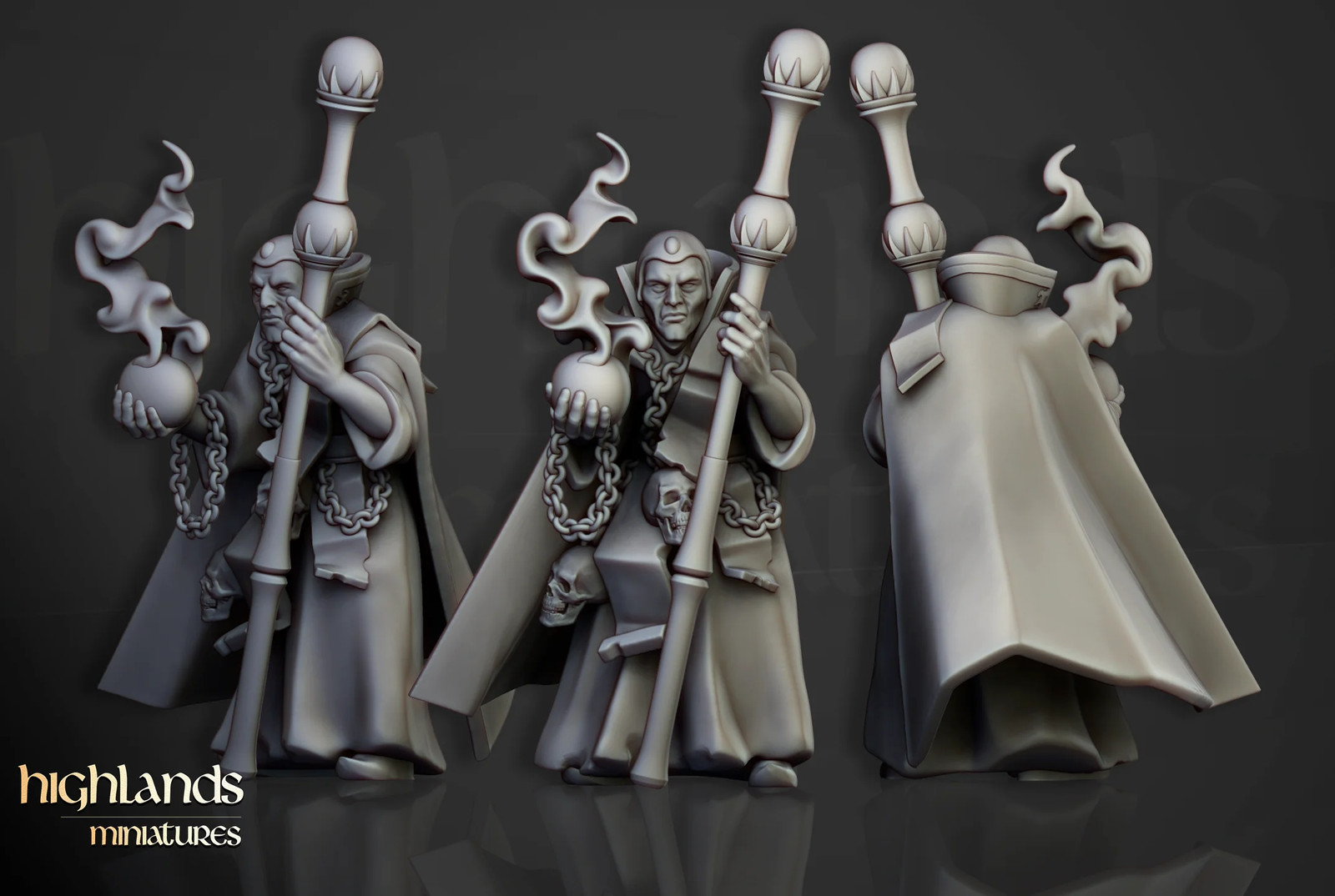 Mage of Darkness - 28-32mm Sunland - Resin Tabletop Miniature