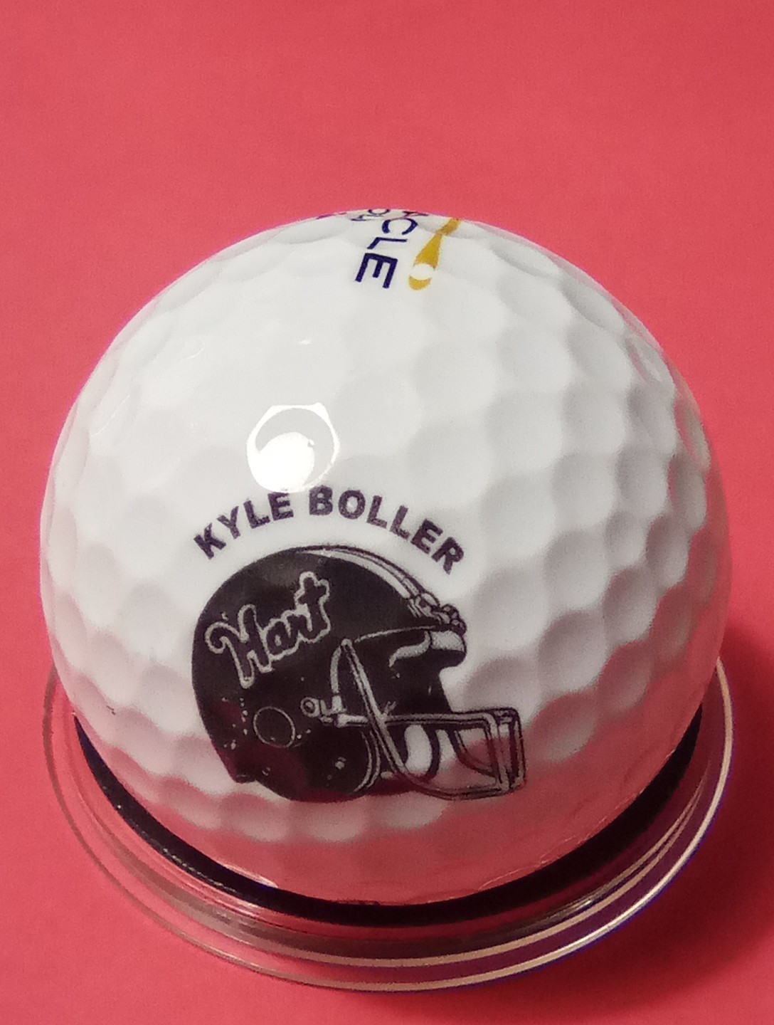 KYLE BOLLER HART HELMET LOGO GOLF BALL GREAT FOR ANY VINTAGE COLLECTION!
