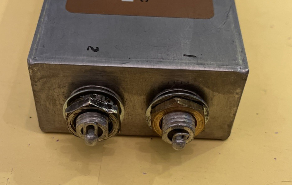 RF Interference Filter 2 wire 120VAC 60Hz 2x2 Amps Data, Security M2849 D/C 0737